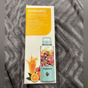 PopBabies Portable Blender for Shakes and Smoothies- Blue‎